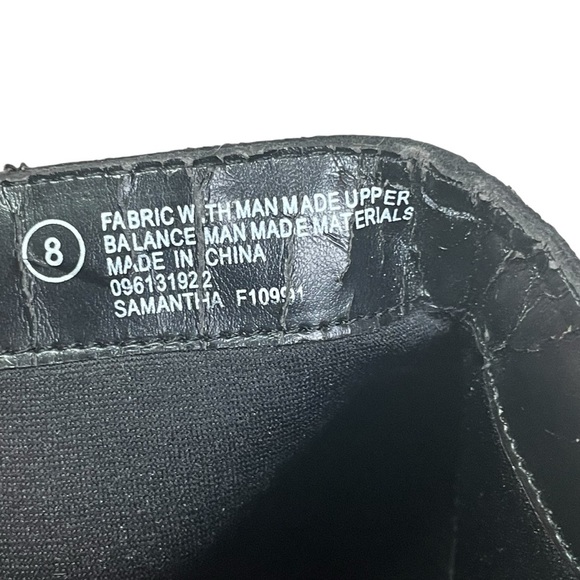 Isaac Mizrahi for Target Black Faux Suede Ankle Boots Heels Booties Size 8 - Picture 8 of 11